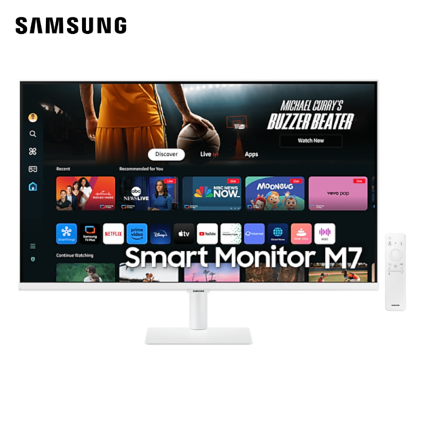จอมอนิเตอร์ Samsung Smart Monitor M7 M70D UHD Size 32 Inch รับประกัน 3 ปี