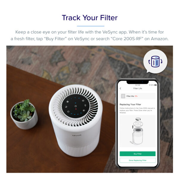เครื่องฟอกอากาศ Levoit Core รุ่น 200S Smart Air Purifier รับประกัน 2 ปี - Image 14