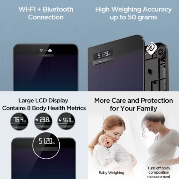 Amazfit Smart Scale เครื่องชั่งน้ำหนักอัจริยะ รับประกัน 1 ปี - Image 9