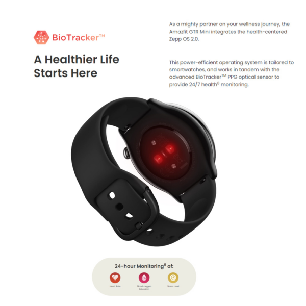 Amazfit Smart Watch GTR Mini Built in GPS รับประกันศูนย์ไทย 1 ปี - Image 8