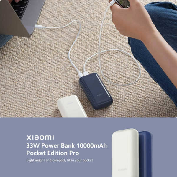 พาวเวอร์แบงค์ Xiaomi 10,000 mAh 33W Pocket - Image 5